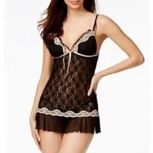 Linea Donatella lace babydoll slip size XL